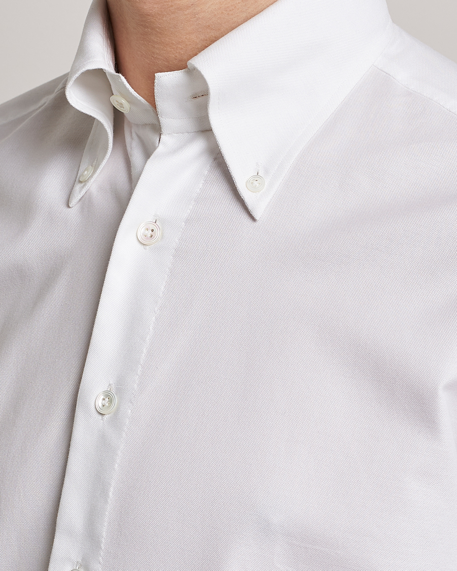Uomini | Camicie | 100Hands | Gold Line Natural Stretch Oxford Shirt White