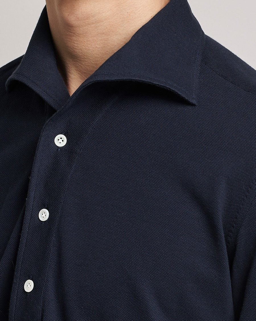 Uomini | Camicie | 100Hands | Signature One Piece Jersey Polo Navy