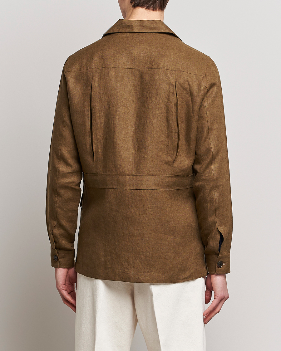 Uomini | Giacche | 100Hands | Linen Travellers Jacket Green