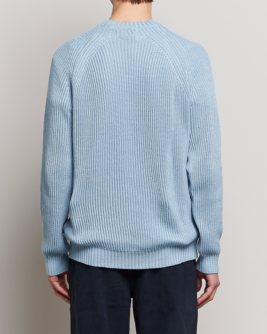 Uomini | Maglieria | Peregrine | Harry Organic Cotton Sweater Seafoam