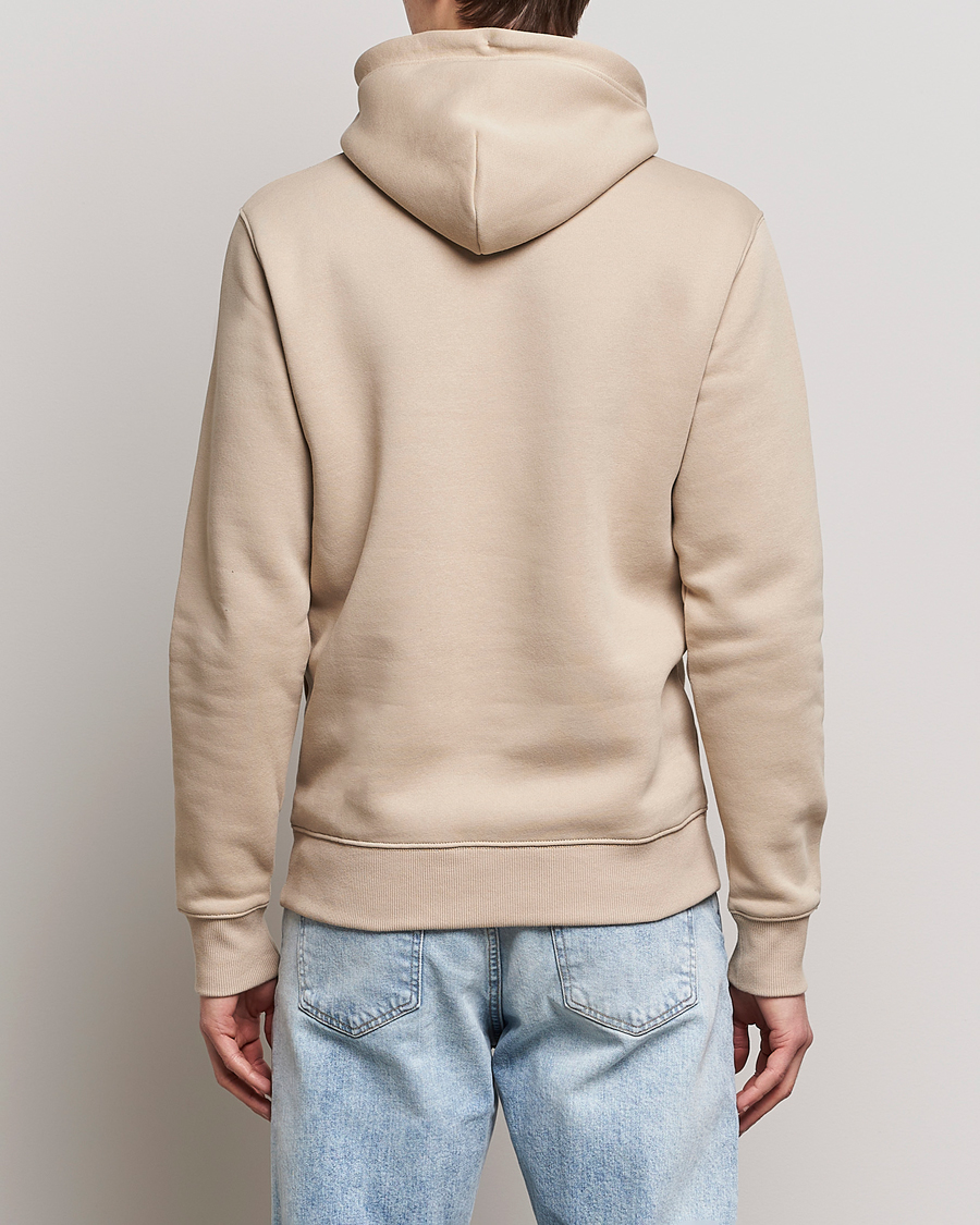 Uomini | Maglieria | GANT | Original Shield Logo Hoodie Concrete Beige