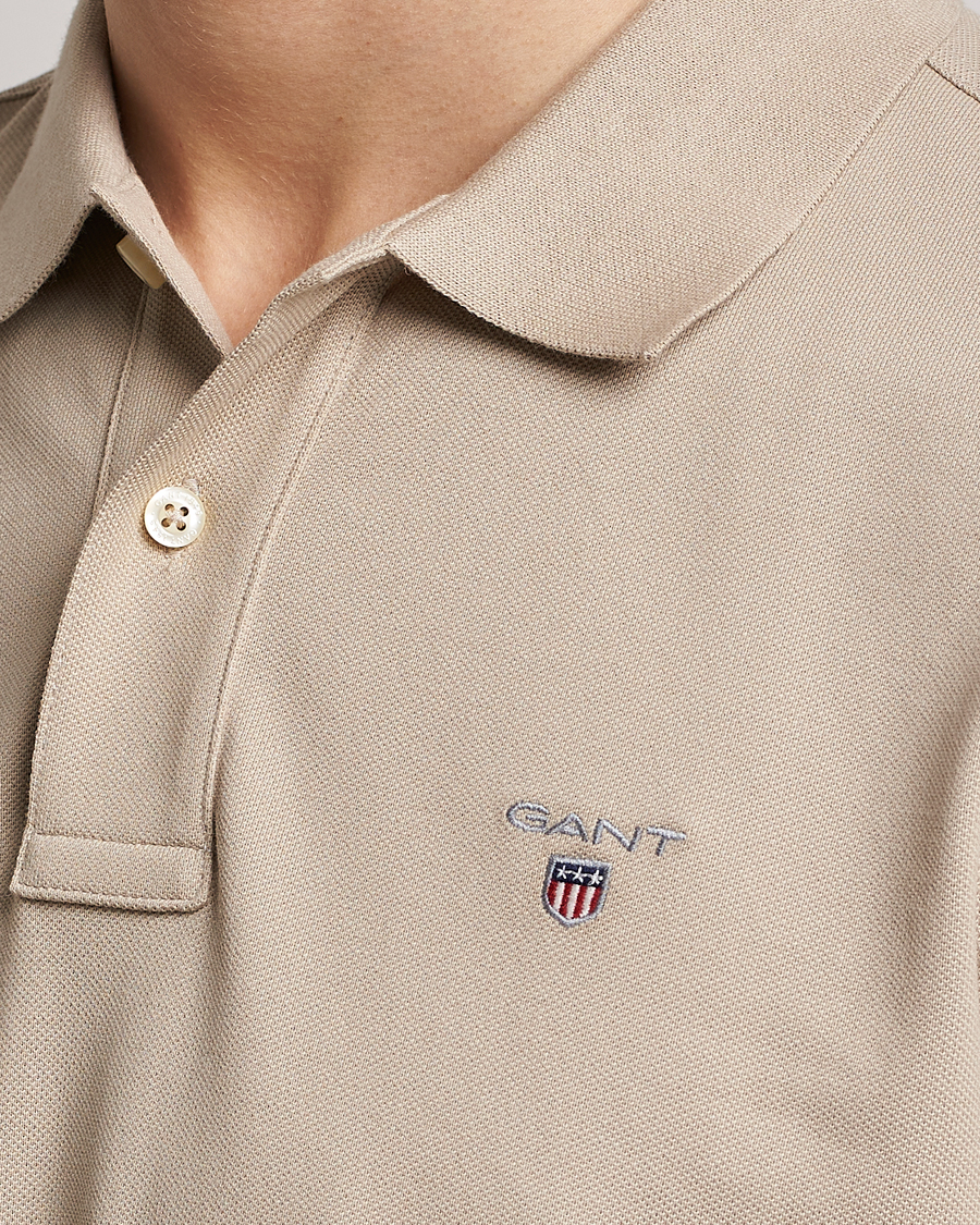 Uomini | Polo | GANT | The Original Polo Concrete Beige