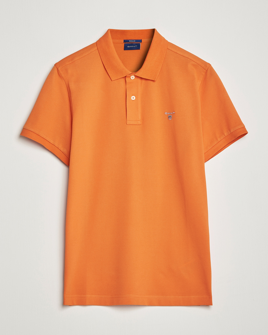 Uomini | Polo | GANT | The Original Polo Pumpkin Orange