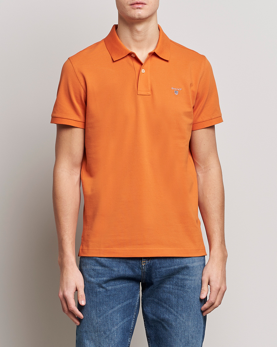 Uomini | Polo | GANT | The Original Polo Pumpkin Orange