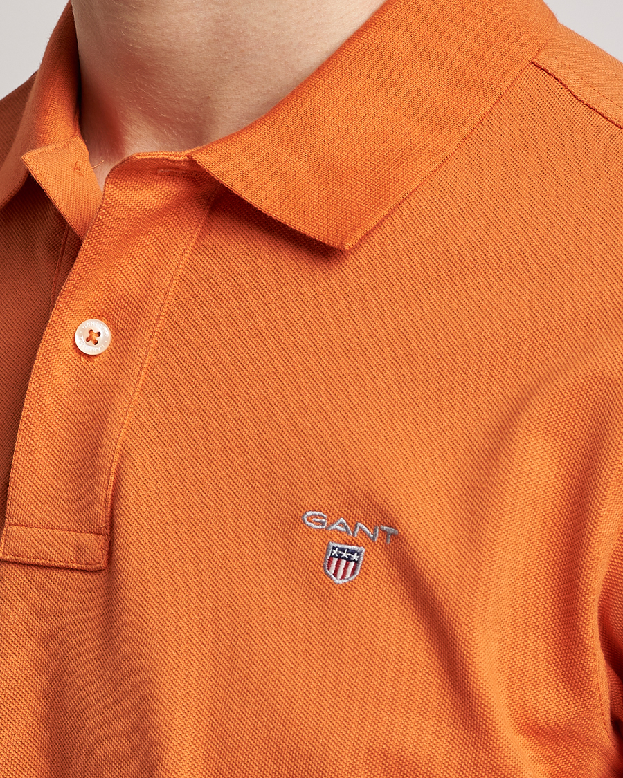Uomini | Polo | GANT | The Original Polo Pumpkin Orange
