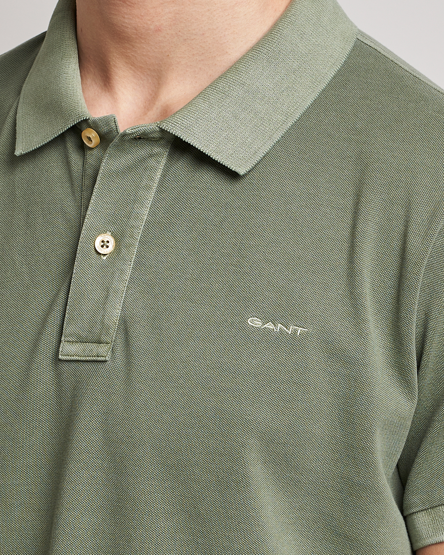 Uomini | Polo | GANT | Sunbleached Polo Calamata Green