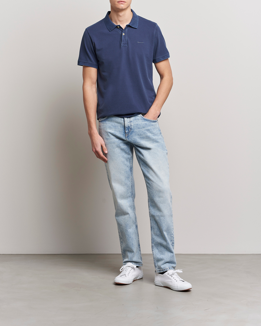 Uomini | Polo | GANT | Sunbleached Polo Persian Blue