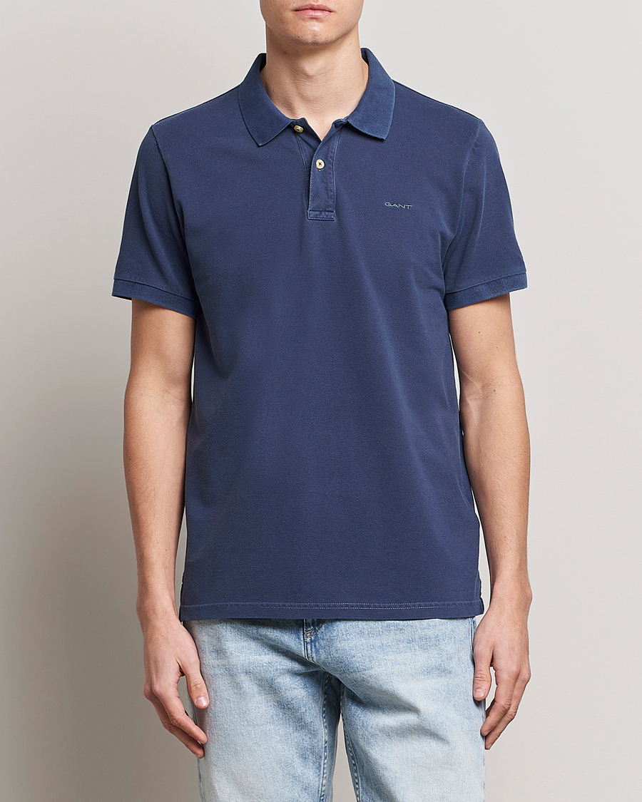 Uomini | Polo | GANT | Sunbleached Polo Persian Blue