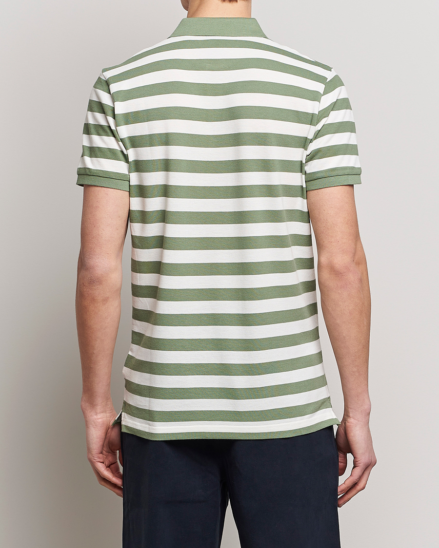 Uomini | Polo | GANT | Striped Polo Calamata Green