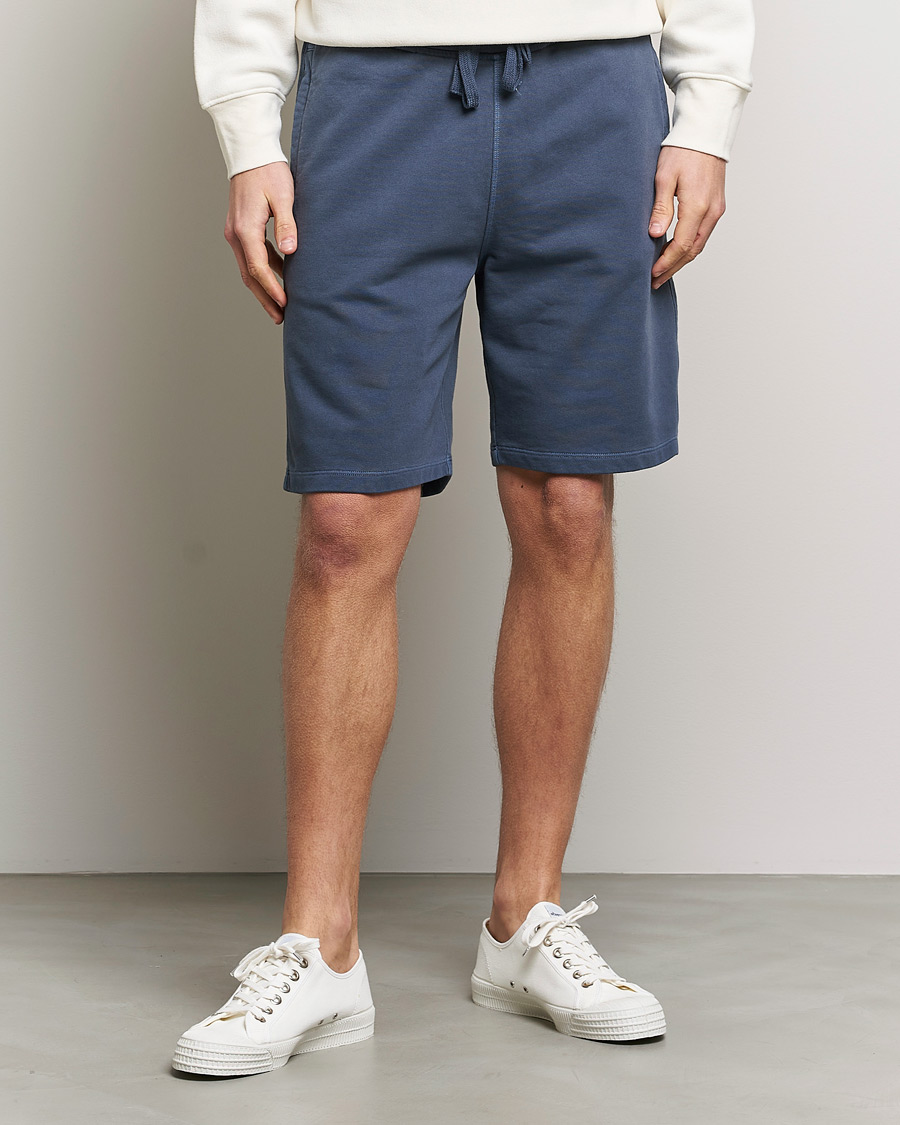 Uomini | Pantaloncini | GANT | Sunbleached Sweatshorts Evening Blue