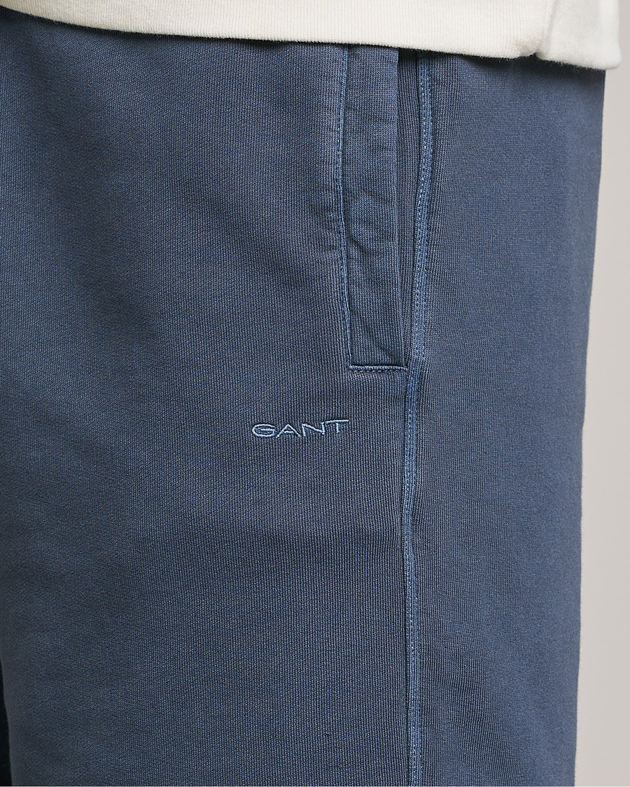 Uomini | Pantaloncini | GANT | Sunbleached Sweatshorts Evening Blue