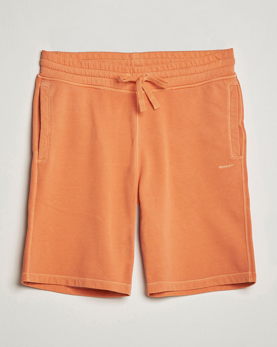 Uomini | Pantaloncini | GANT | Sunbleached Sweatshorts Apricot Orange