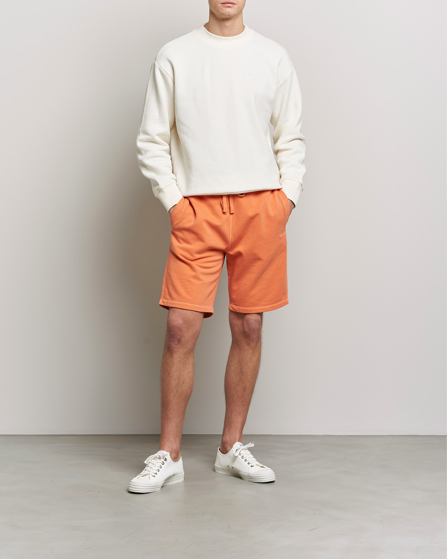 Uomini | Pantaloncini | GANT | Sunbleached Sweatshorts Apricot Orange