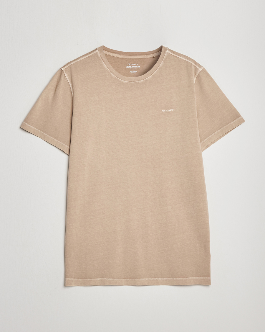Uomini | T-shirt | GANT | Sunbleached T-Shirt Concrete Beige
