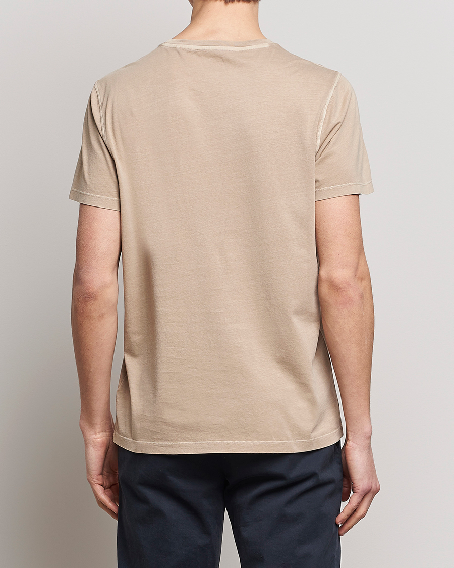 Uomini | T-shirt | GANT | Sunbleached T-Shirt Concrete Beige