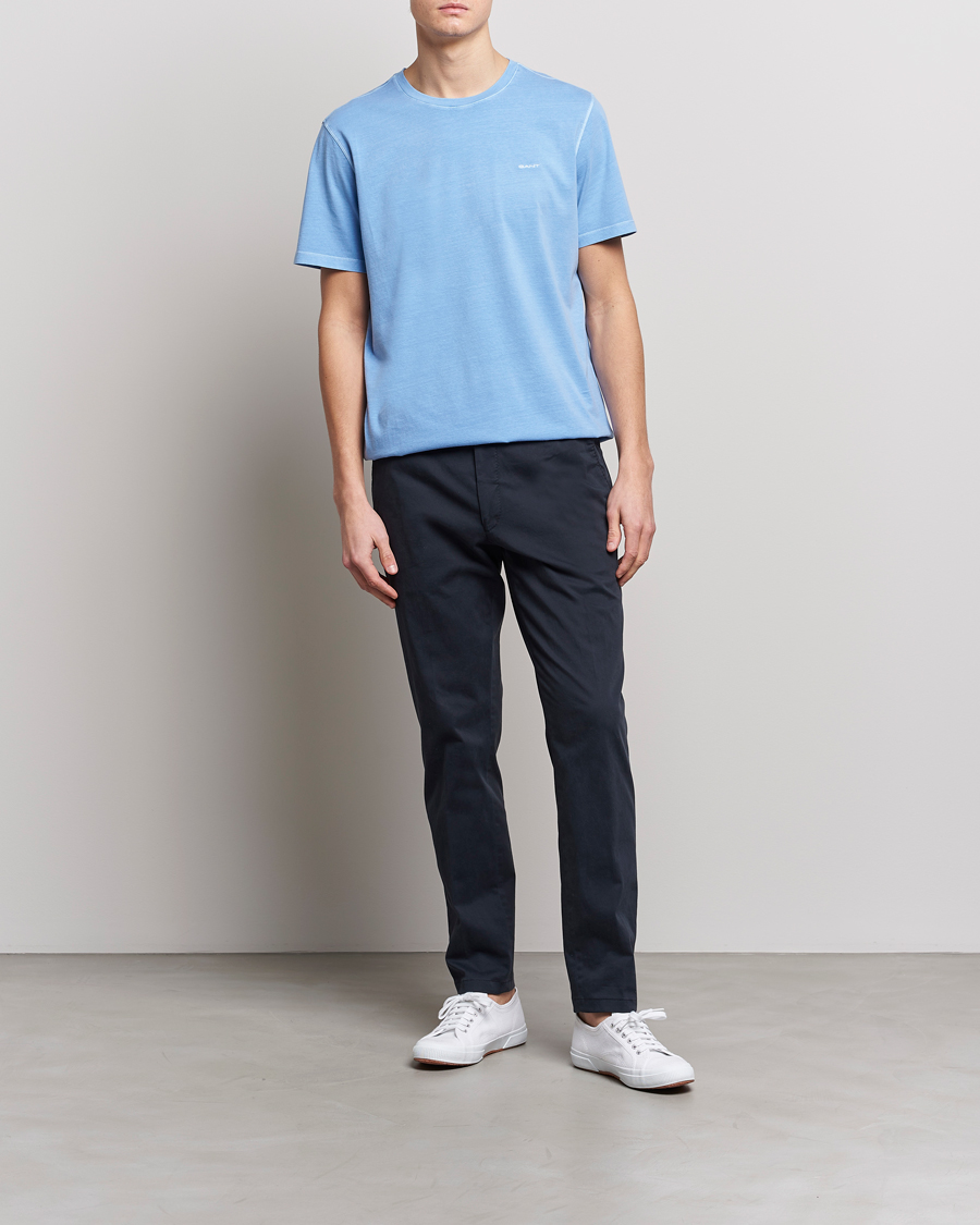 Uomini | T-shirt | GANT | Sunbleached T-Shirt Gentle Blue