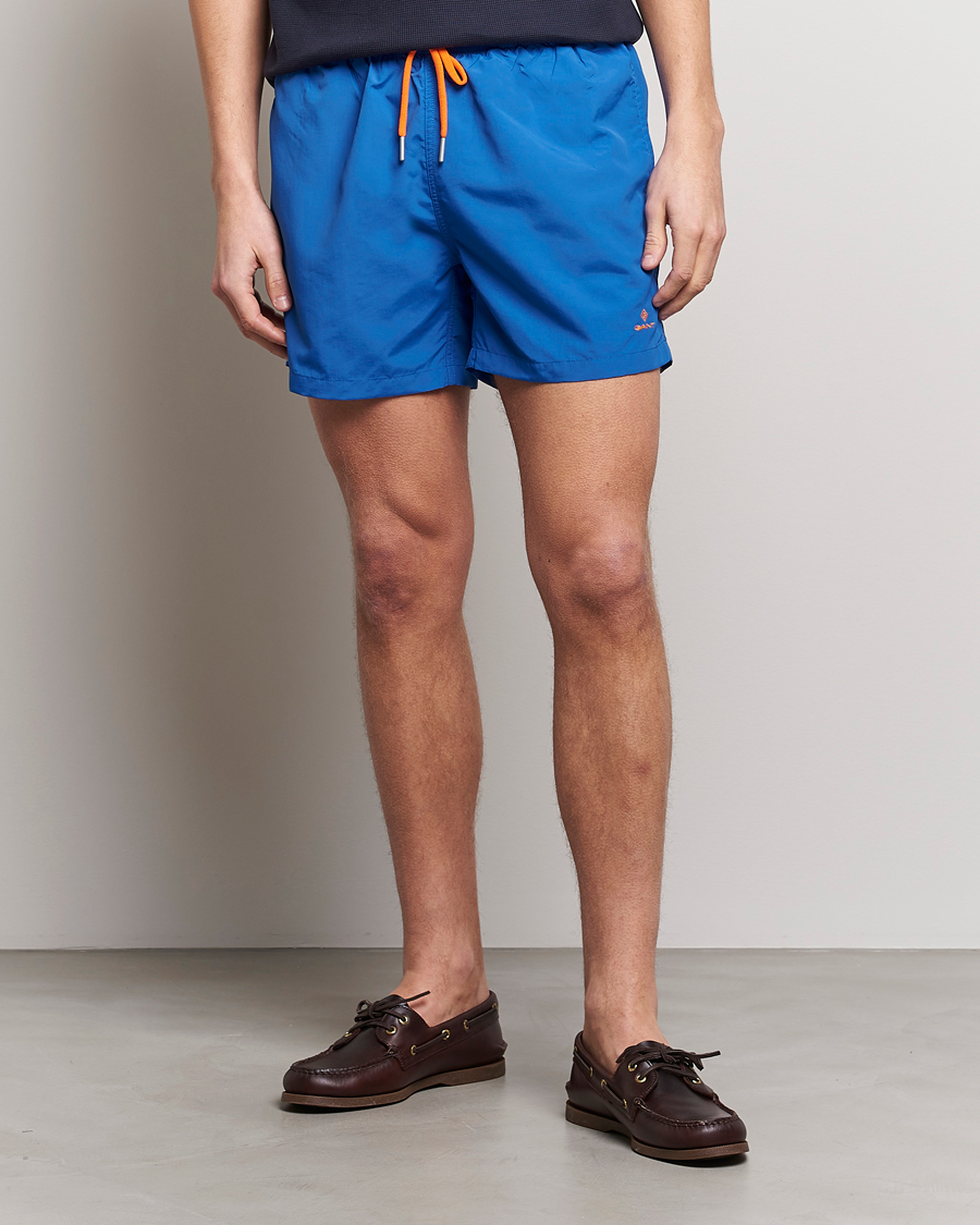 Uomini | Costumi da bagno | Gant | Basic Swimshorts Nautical Blue