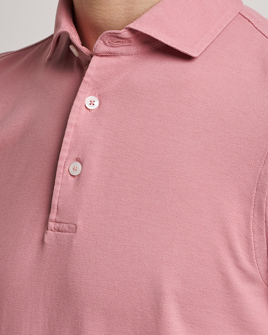 Uomini | Polo | Gran Sasso | Washed Polo Pink