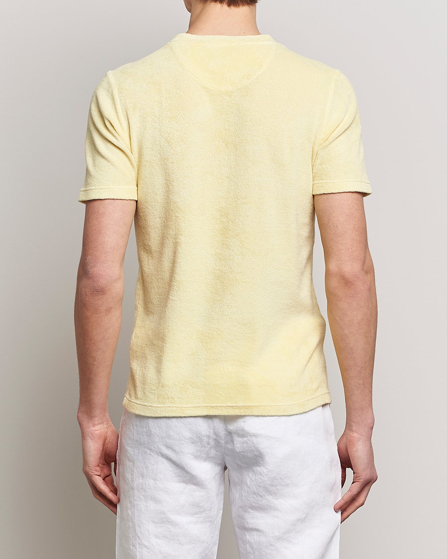 Uomini | T-shirt | Gran Sasso | Cotton Terry Tee Yellow