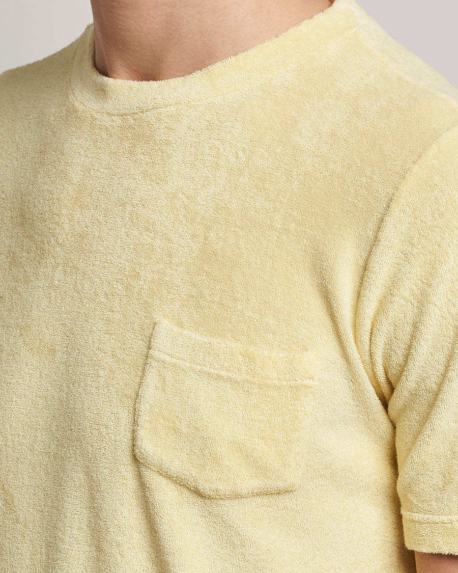 Uomini | T-shirt | Gran Sasso | Cotton Terry Tee Yellow