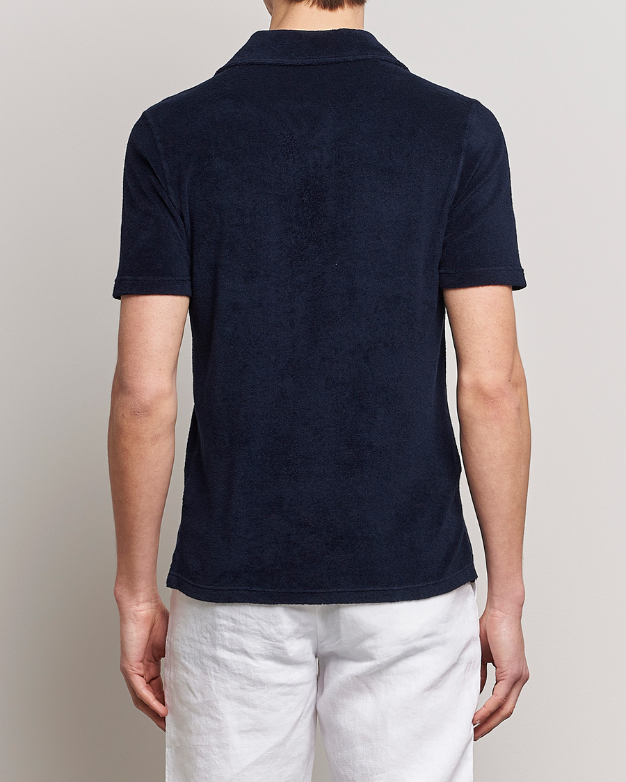 Uomini | Polo | Gran Sasso | Cotton Terry Polo Navy