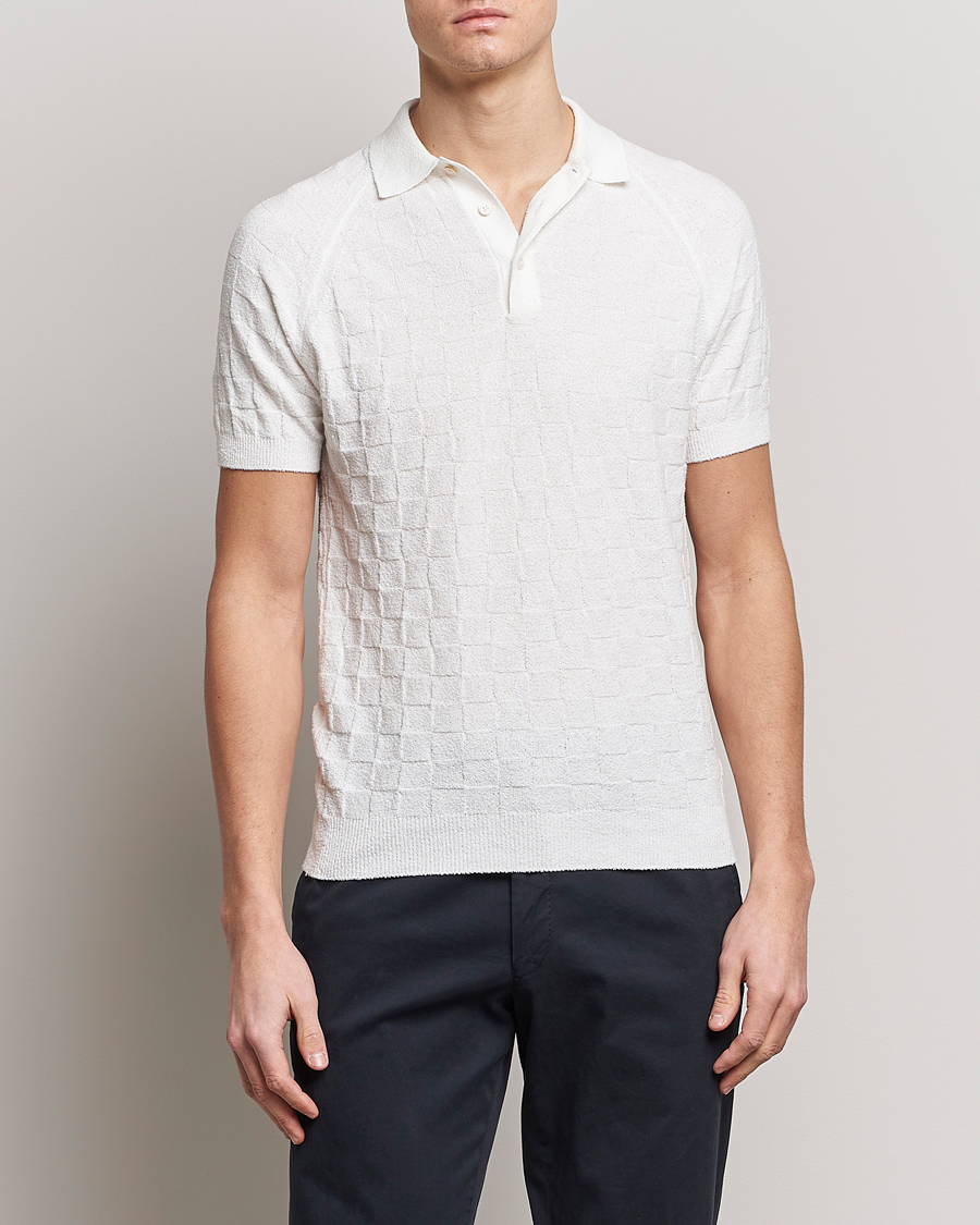 Uomini | Polo | Gran Sasso | Structured Terry Polo White