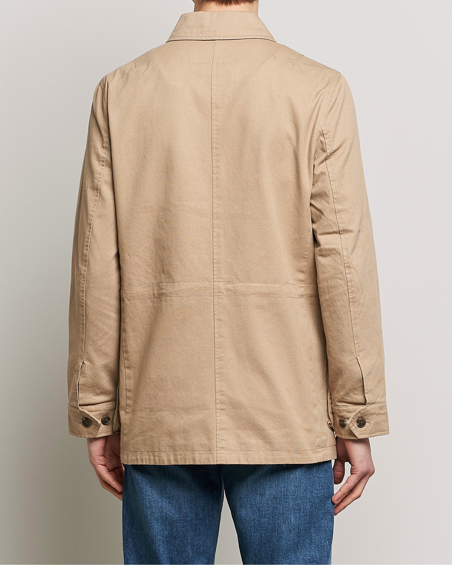 Uomini | Giacche | Morris | Amira Cotton Sand Field Jacket Beige