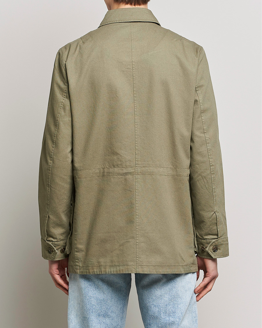 Uomini | Giacche | Morris | Amira Cotton Sand Field Jacket Olive