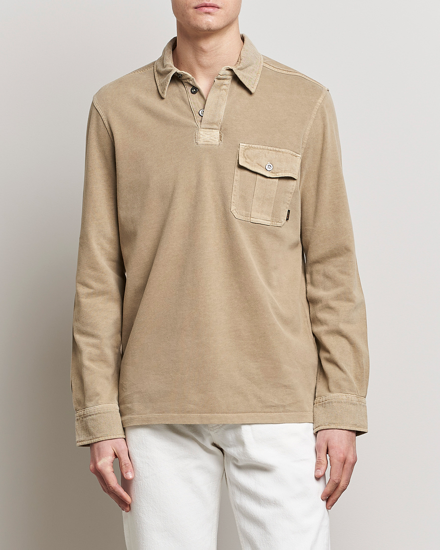 Uomini | Maglieria | Morris | Hamilton Sahara Polo Khaki