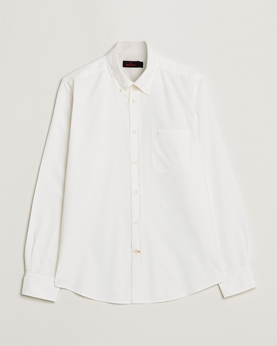 Uomini | Camicie | Morris | Summer Corduroy Shirt Off White