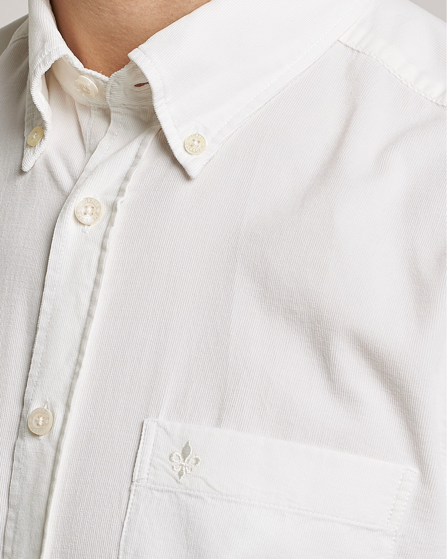 Uomini | Camicie | Morris | Summer Corduroy Shirt Off White