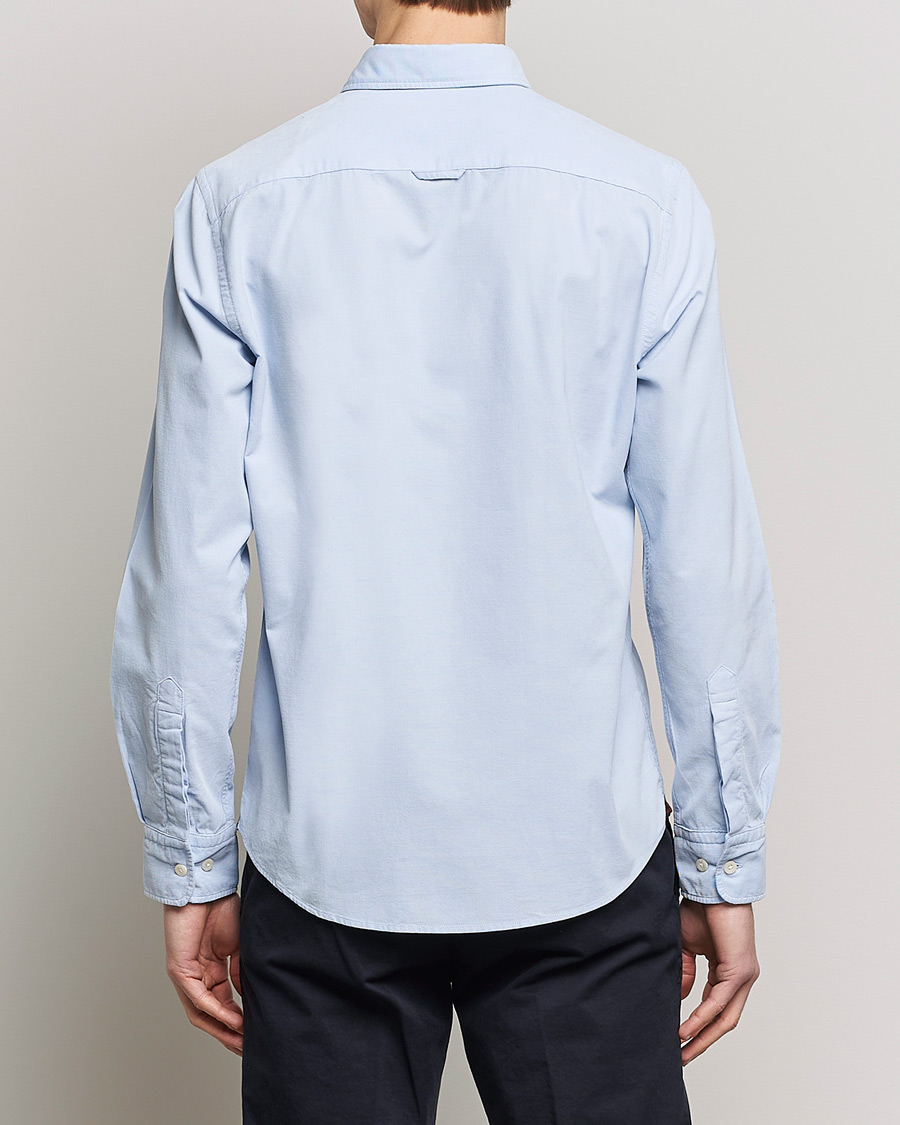 Uomini | Camicie | Morris | Summer Corduroy Shirt Light Blue