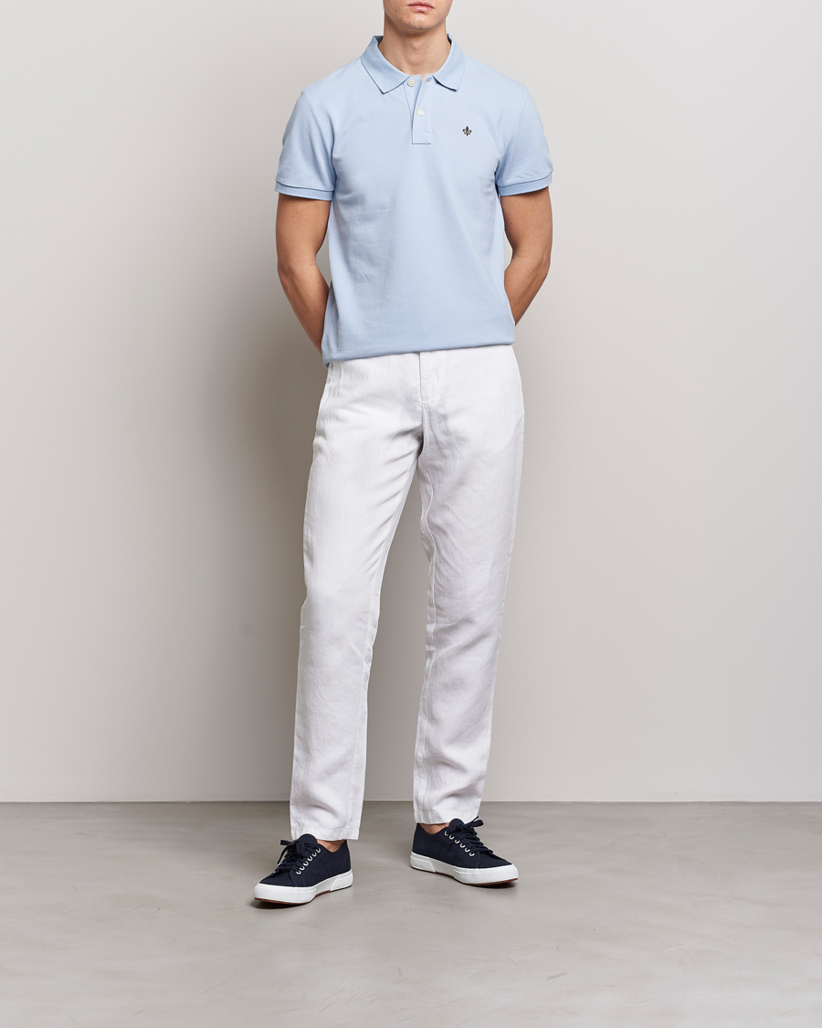 Uomini | Polo | Morris | New Pique Light Blue