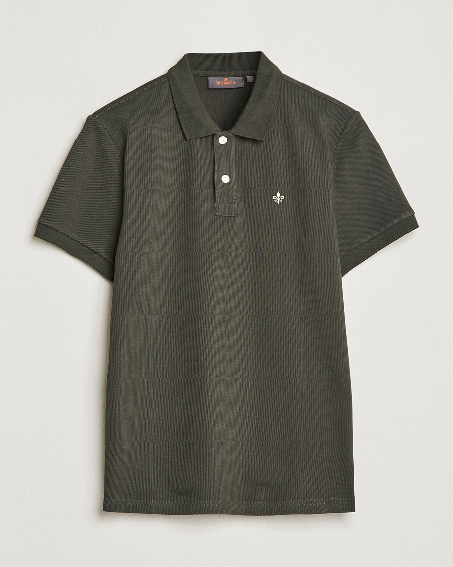 Uomini | Polo | Morris | New Pique Dark Green