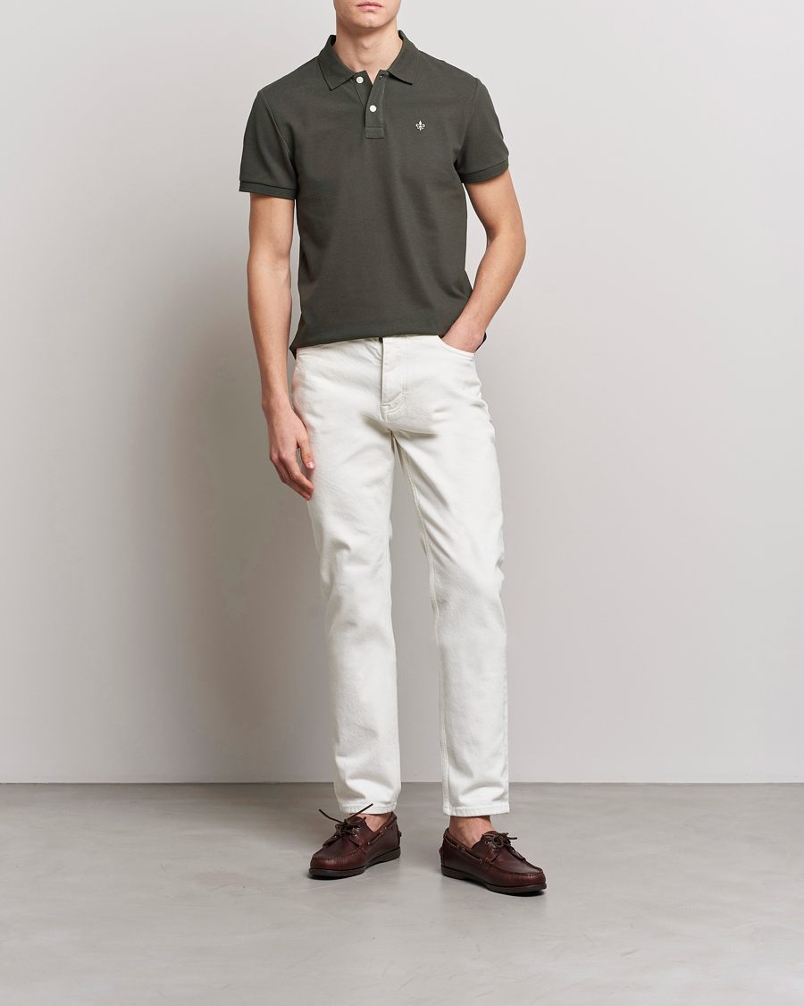 Uomini | Polo | Morris | New Pique Dark Green
