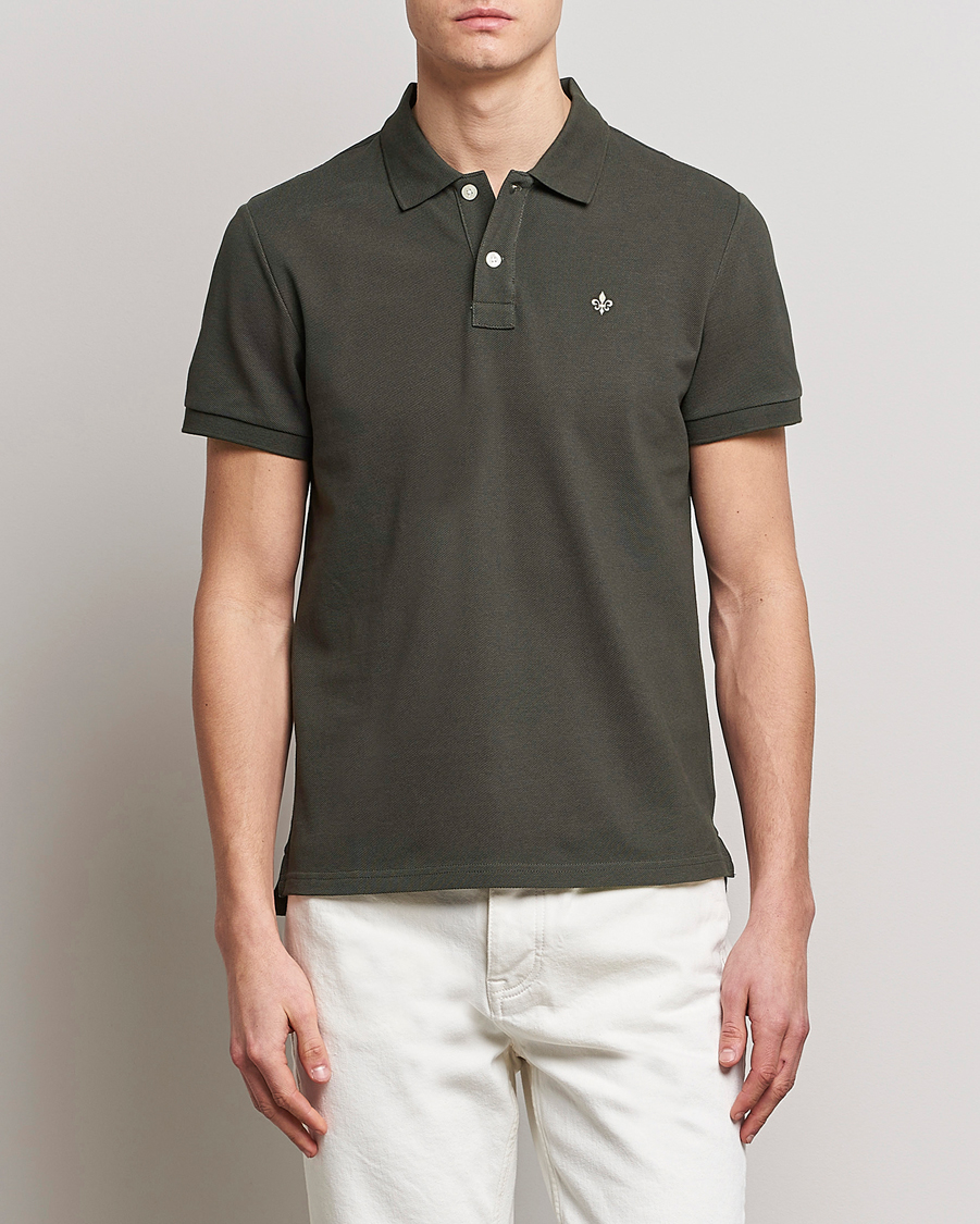 Uomini | Polo | Morris | New Pique Dark Green