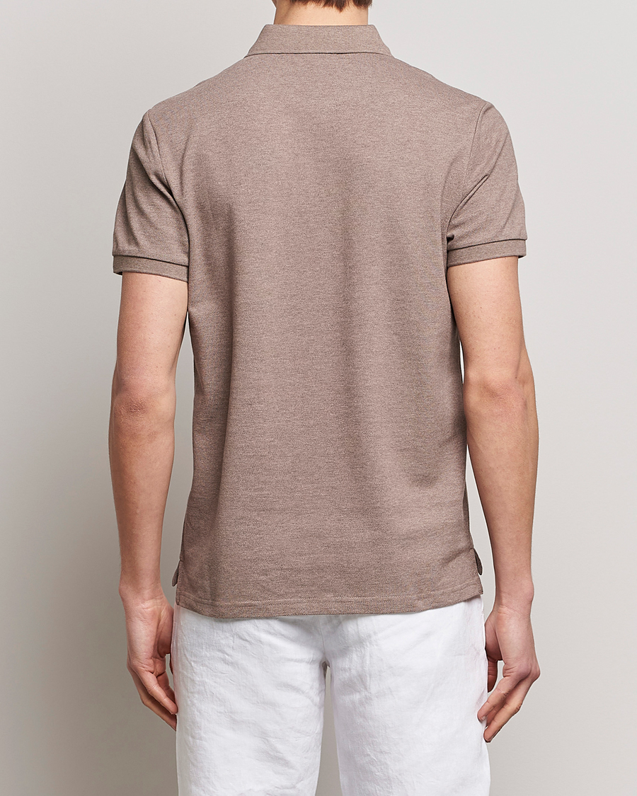 Uomini | Polo | Morris | New Pique Light Brown Melange