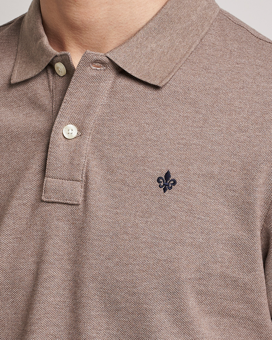 Uomini | Polo | Morris | New Pique Light Brown Melange