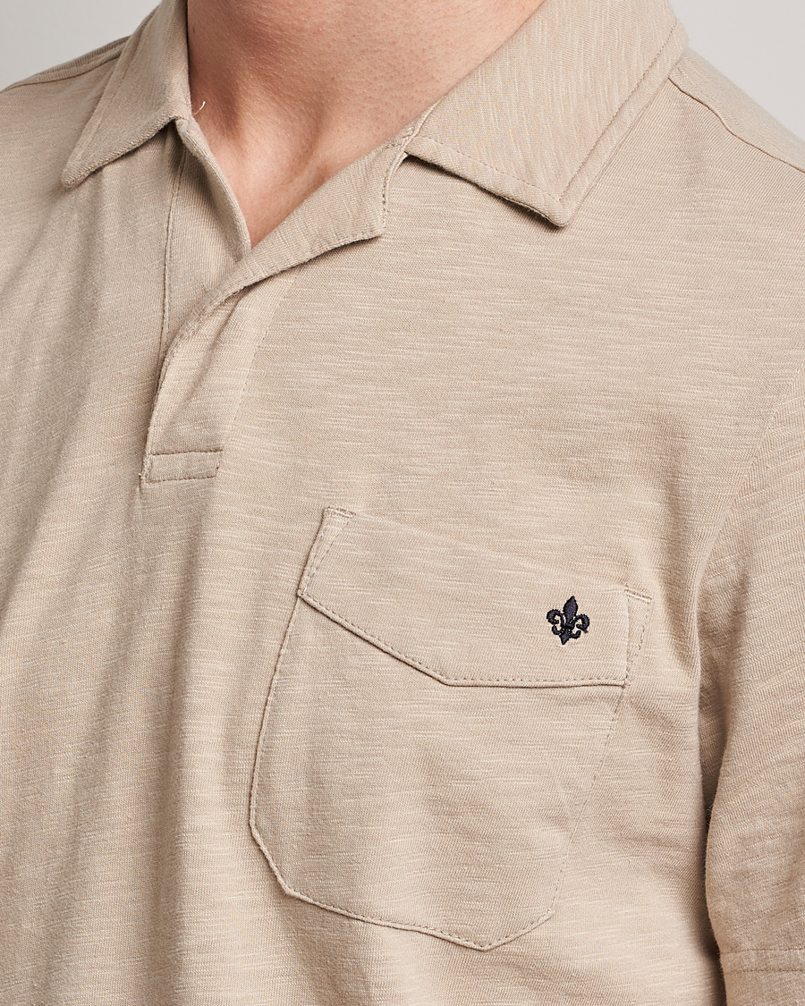 Uomini | Polo | Morris | Clopton Cotton Blend Polo Khaki