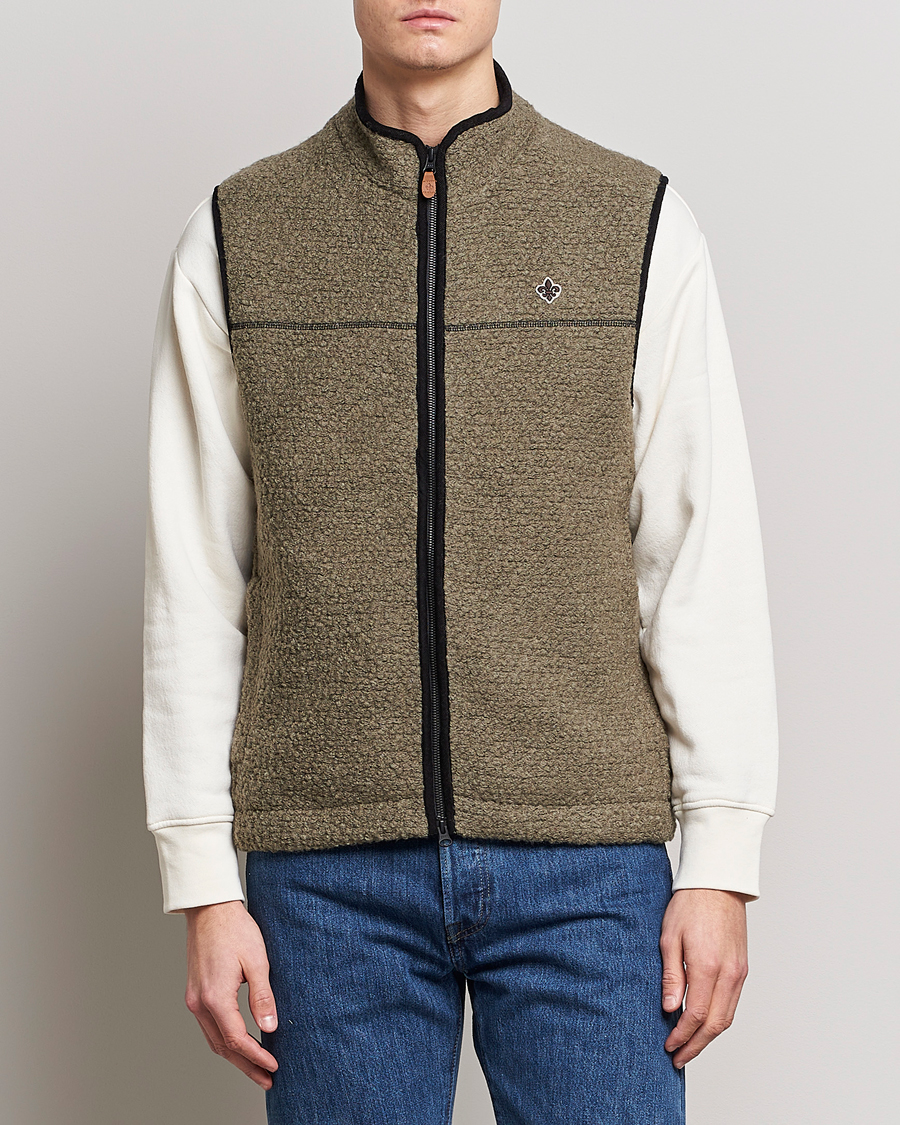 Uomini | Gilet | Morris | Whitfield Pile Vest Green