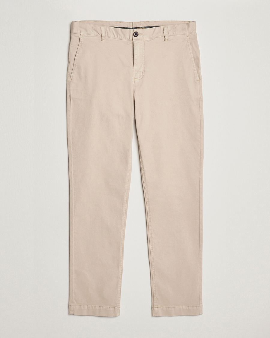 Uomini | Pantaloni | Morris | Jeffrey Brushed Chinos Khaki