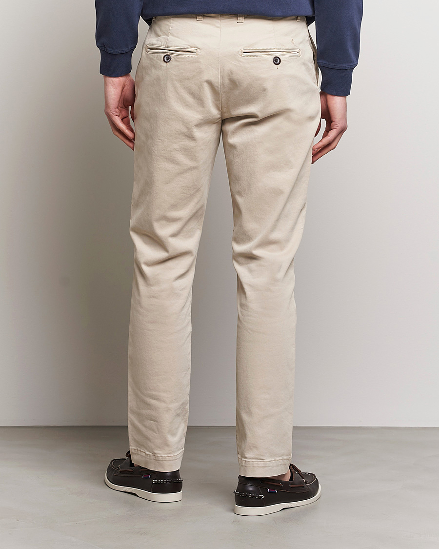 Uomini | Pantaloni | Morris | Jeffrey Brushed Chinos Khaki