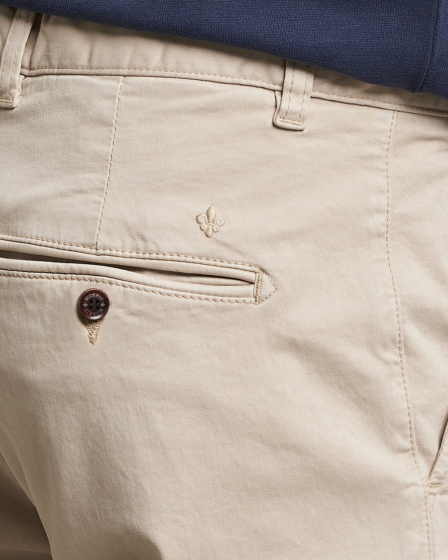Uomini | Pantaloni | Morris | Jeffrey Brushed Chinos Khaki