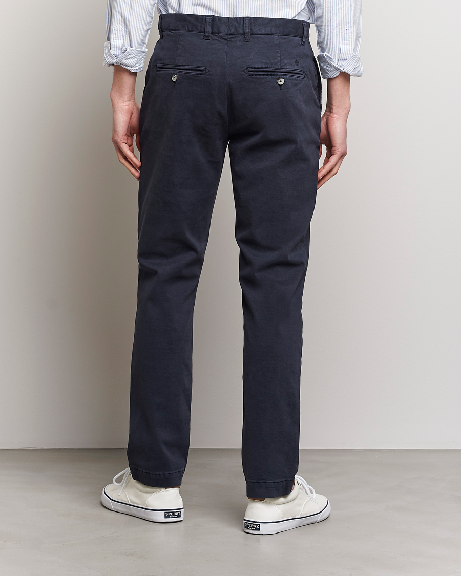 Uomini | Pantaloni | Morris | Jeffrey Brushed Chinos Blue