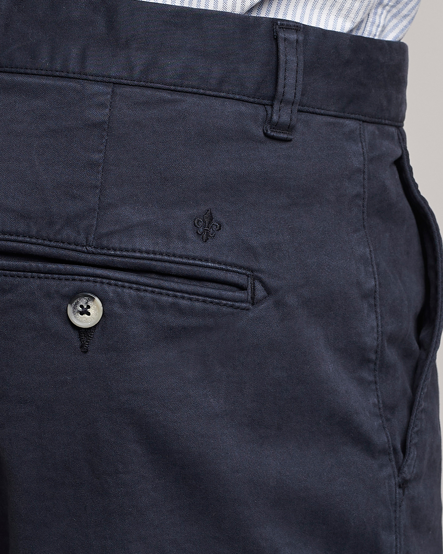 Uomini | Pantaloni | Morris | Jeffrey Brushed Chinos Blue