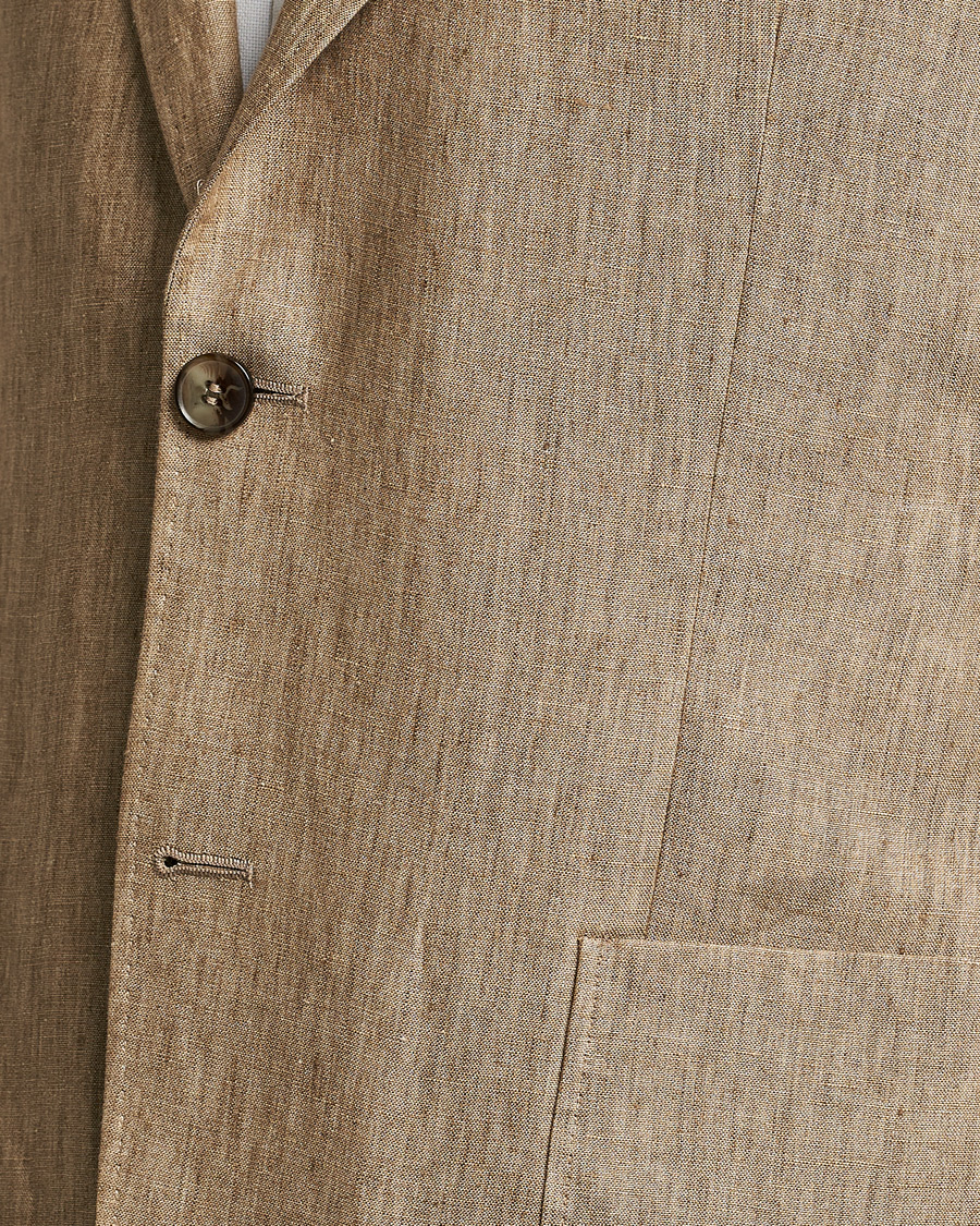Uomini | Blazers | Morris | Archie Linen Suit Blazer Khaki