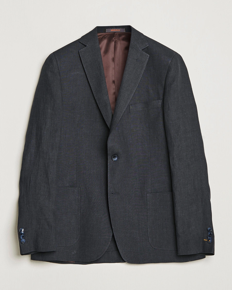 Uomini | Blazers | Morris | Archie Linen Suit Blazer Navy