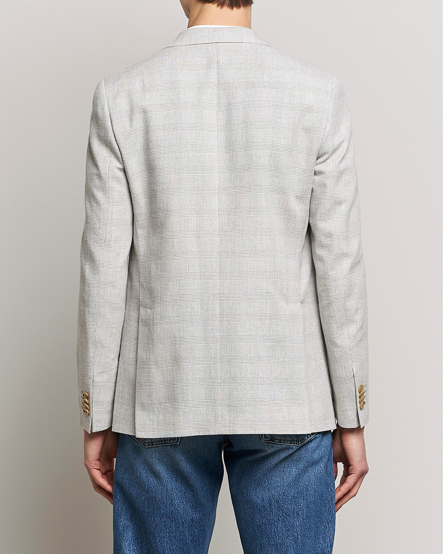 Uomini | Blazers | Morris | Archie Glencheck Cotton Blazer Khaki