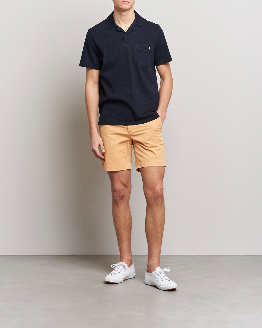 Uomini | Pantaloncini | Morris | Light Twill Chino Shorts Orange