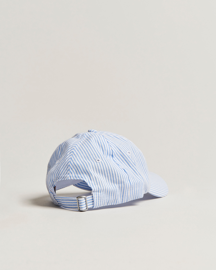 Uomini | Morris Chapman StripedCotton Cap Blue/White | Morris | Chapman StripedCotton Cap Blue/White